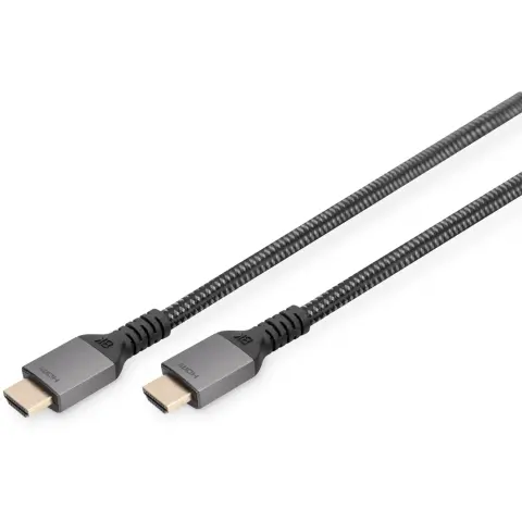 DIGITUS HDMI 2.1 Összekötő Fekete 2m 330200-020-S