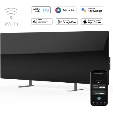 AENO AGH0002S Premium Eco Smart fűtőtest 700 W fekete