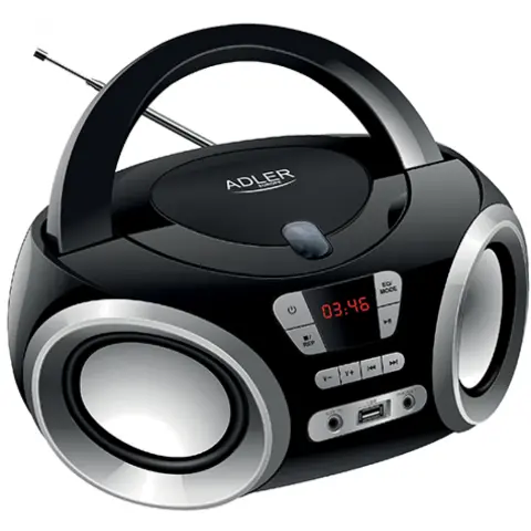ADLER 1181 CD Boombox fekete