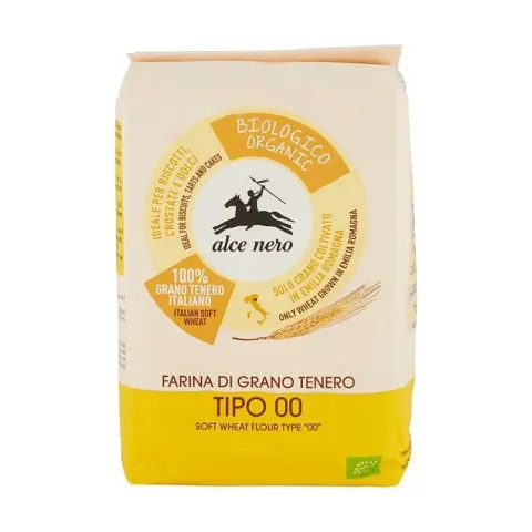 ALCE NERO Organic Italian pizza flour "00" 1000 g