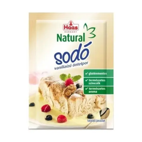 HAAS natural vanilla-flavored custard sauce powder 15 g