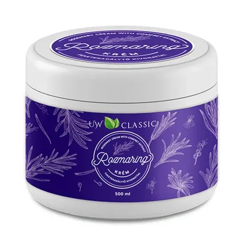 Charlotte Uw classic rozmaring krém feketenadálytő kivonattal 500 ml