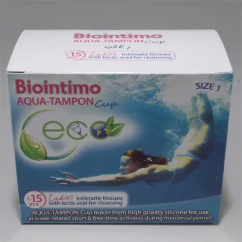 Biointimo aqua tampon cup 1-es méret 1 db