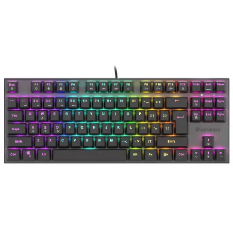 NATEC Genesis Thor 303 TKL Outemu Brown US Angol fekete