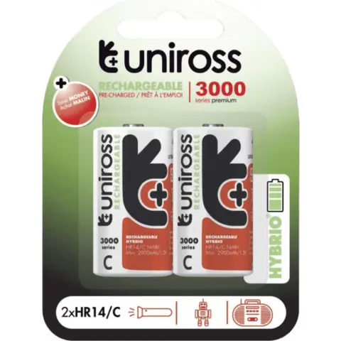 UNIROSS Hybrio baby akumulator (C) 3000mAh 2kom