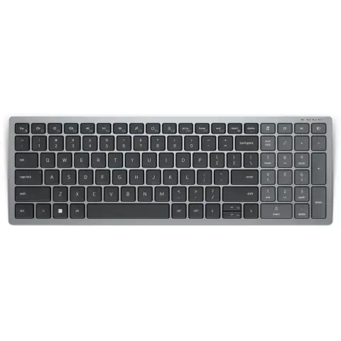 DELL KB740 Compact Multi-Device Wireless US Angol szürke