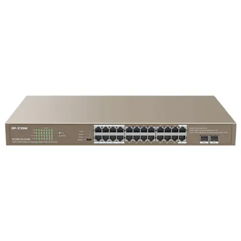 IP-COM G1126P-24-410W 24GE+2SFP Ethernet Unmanaged Switch PoE