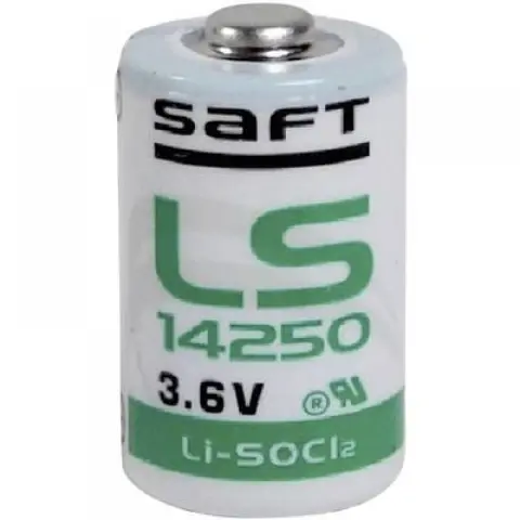 SAFT BATTERIES 1/2AA 3.6V 1.2Ah ipari elem LS14250