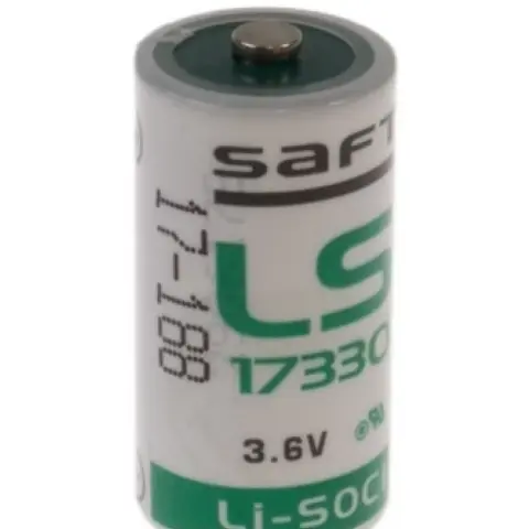 SAFT BATTERIES 2/3A 3.6V 2.1Ah ipari elem LS17330