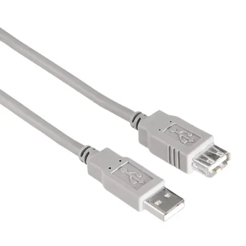 HAMA USB Összekötő Szürke 1.8m 200905