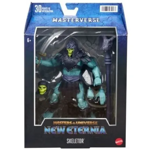 MATTEL Masters of the Universe New Eternia Skeletor figura