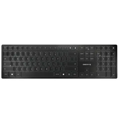 CHERRY KW 9100 Slim Wireless Német fekete