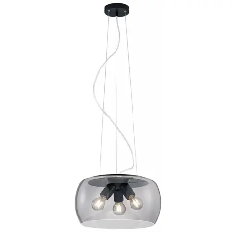 TRIO LIGHTING 300600342 Valente E27 60W függesztett lámpatest antracit