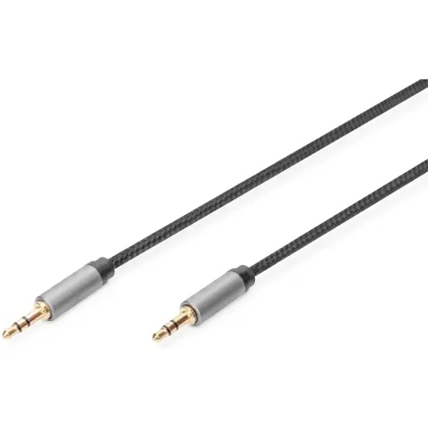 DIGITUS Jack Összekötő Fekete 1m DB-510110-010-S