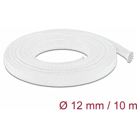 DELOCK Kábelkötegelő Fehér 10m 20804