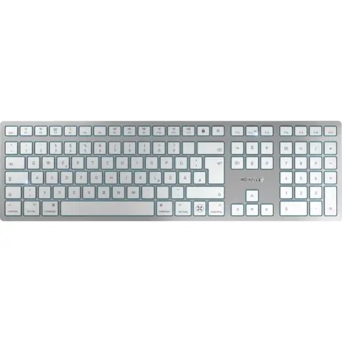 CHERRY KW 9100 Slim Mac Német ezüst