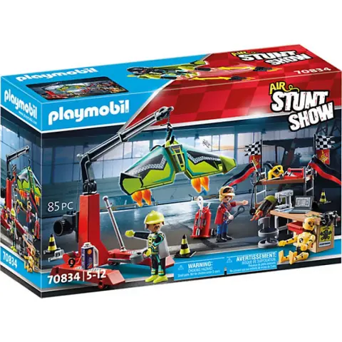 PLAYMOBIL Air Stuntshow Szervízállomás készlet