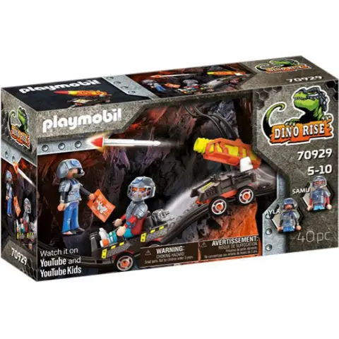 PLAYMOBIL Dino Rise Bányász rakétakocsi készlet