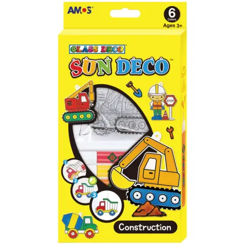 AMOS Sun Deco üvegmatrica készlet - Munkagépek 6 darabos