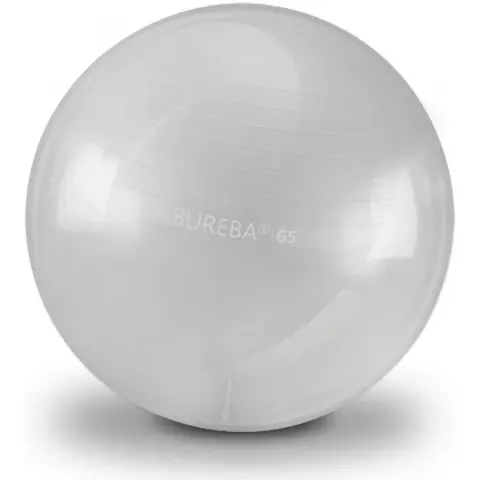 TRENDY SPORT Bureba Žoga odporna proti pokanju 65 cm Prosojna
