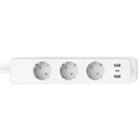 TP-LINK Tapo P300 Smart power strip 3 sockets 3x USB 1.5m white with switch