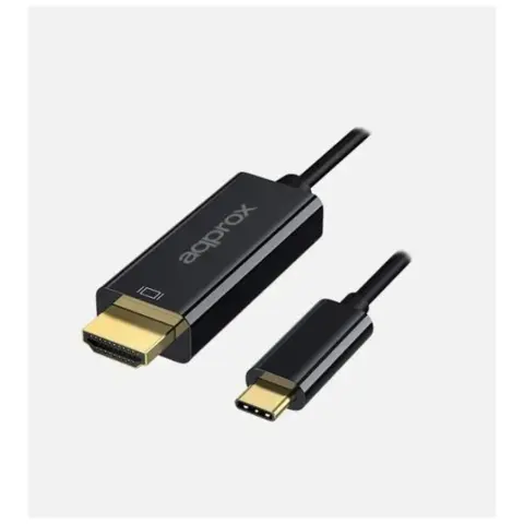 APPROX USB 2.0 Type C HDMI adapter Črn 1.2m APPC52