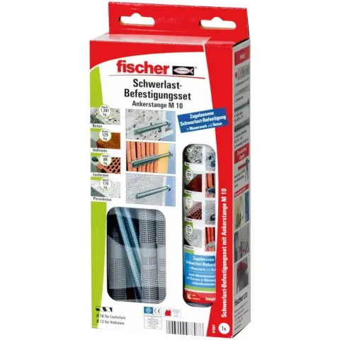 FISCHER 97807 300 T SBS Set M 10 dübel csomag