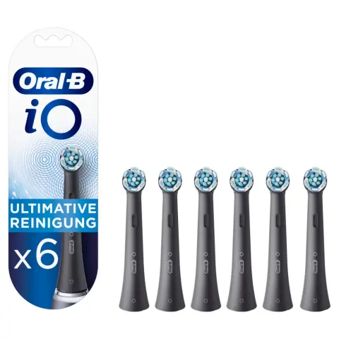 ORAL-B iO Ultimate Clean Elektromos fogkefe fej 6db fekete