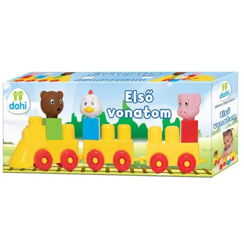 DOHÁNY TOYS Első vonatom építőjáték