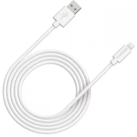 CANYON USB Lightning cablu de încărcare/date alb 2m CNS-MFIC12W