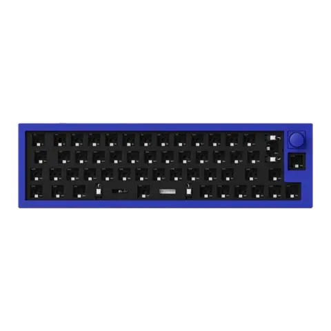 KEYCHRON Q9 Swappable RGB Knob Barebone billentyűzet ISO kék