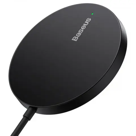BASEUS Simple Mini3 Vezeték nélküli mágneses töltő 15W fekete