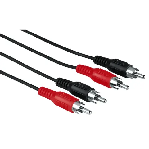 HAMA RCA Összekötő Fekete 1.5m 205085
