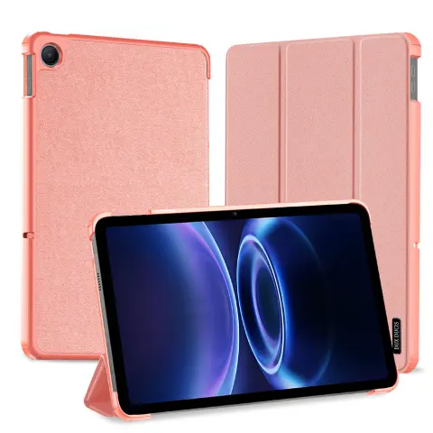 DUX DUCIS IPAD mini 6 (2021) DUX DUCIS DOMO tok álló bőr hatású aktív FLIP ceruza tartó FEKETE