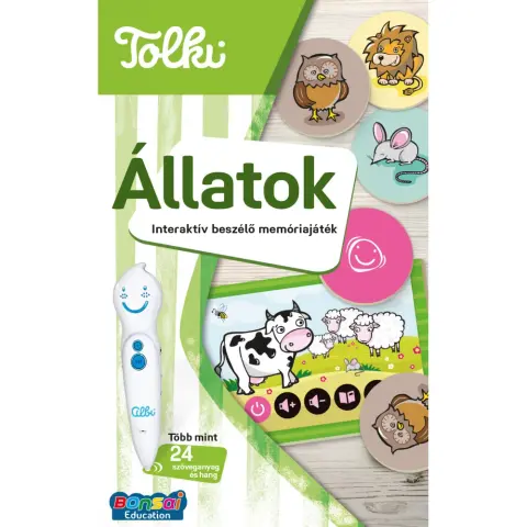 TOLKI Interaktív memóriajáték - Állatok