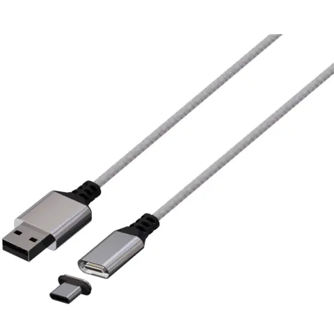 KONIX MYTHICS Xbox Series S/X charging cable with magnetic head USB-A to USB-C 3m white