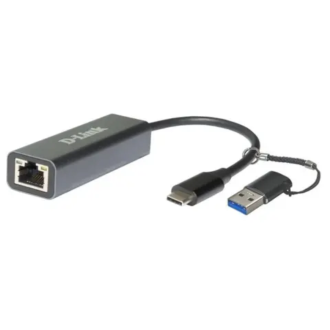 D-LINK DUB-2315 USB-A USB-C 3.0 UTP Átalakító 2.5Gbps fekete
