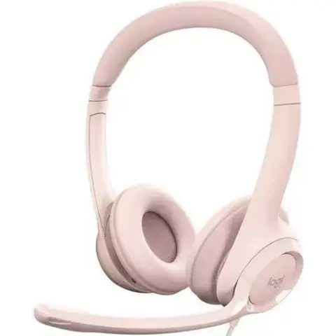 LOGITECH Căști stereo H390 roz