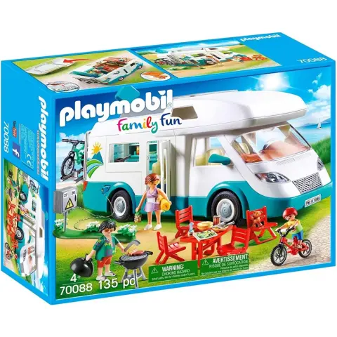 PLAYMOBIL Family Fun Családi lakóautó szett