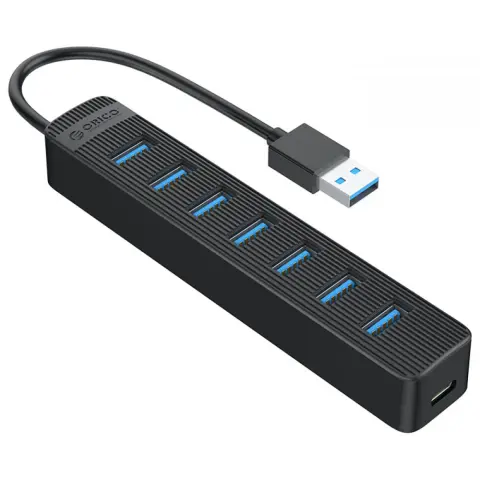 ORICO 7 Port USB3.0 HUB v7 fekete