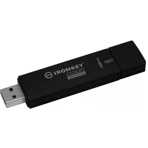 KINGSTON IronKey D300S Management 32GB USB 3.0 Fekete