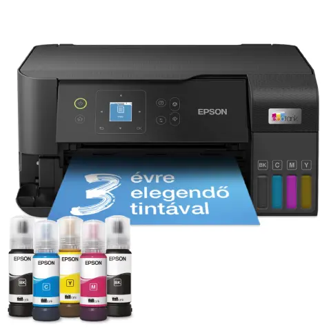 EPSON EcoTank L3560 színes MFP WiFiUSB 6600/5900 oldal tintával