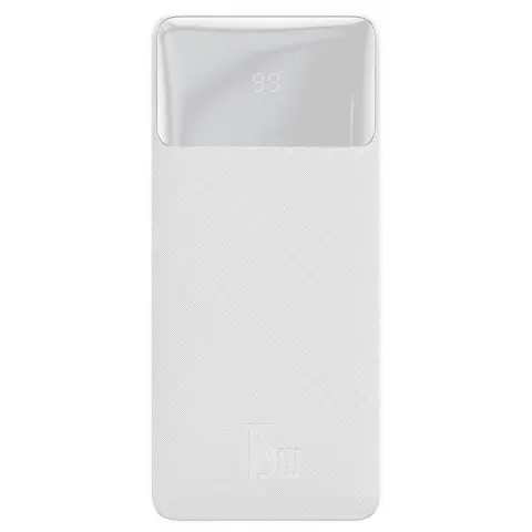 BASEUS Bipow Power Bank 30000mAh 2xUSB 1xUSB-C 15W fehér