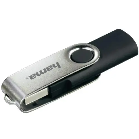 HAMA Rotate 8GB USB 2.0 Fekete