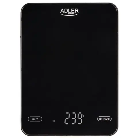 ADLER AD 3177b Kitchen scale 10kg with USB charging black