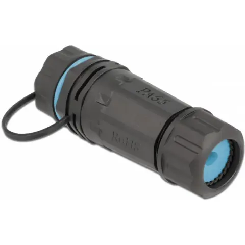 DELOCK UTP Toldó Fekete 8cm 86701