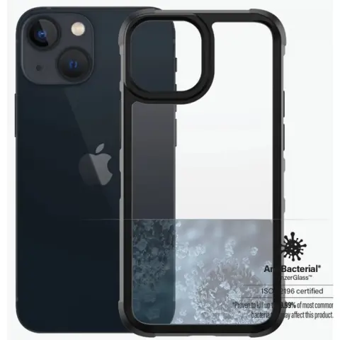 PANZERGLASS SilverBullet Antibacterial back plates iPhone 13 Prozirna crna