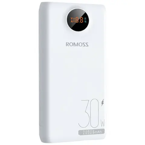 ROMOSS SW20S Pro PowerBank 20000mAh 30W fehér
