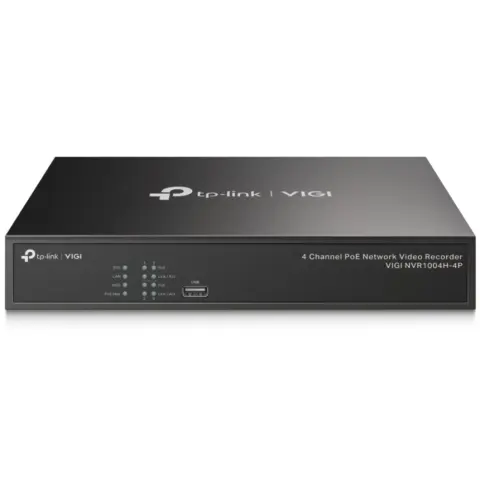 TP-LINK NVR1004H-4P PoE+ 4 csatornás NVR