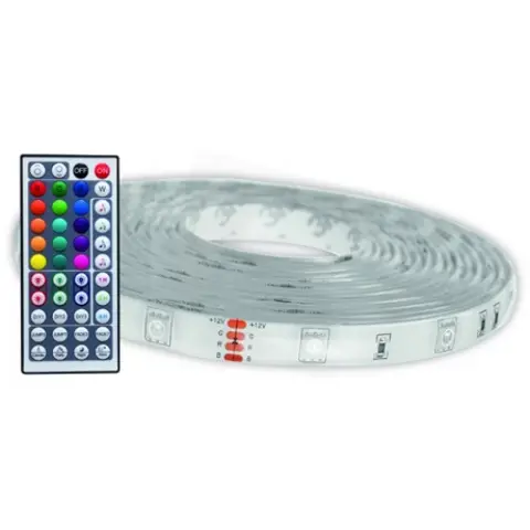 AVIDE ALSB5050RGBTUYA44-10M LED Szalag Bliszter 12V TUYA + IR távirányító 10m